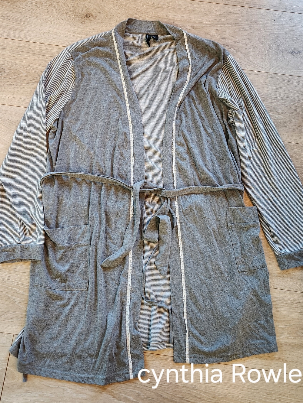 Cynthia Rowley Heather Gray Light House Robe